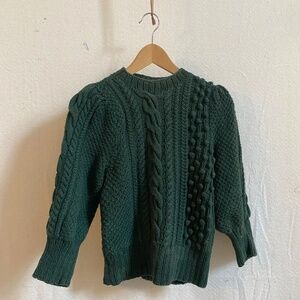 Apiece Apart Cable Knit Sweater